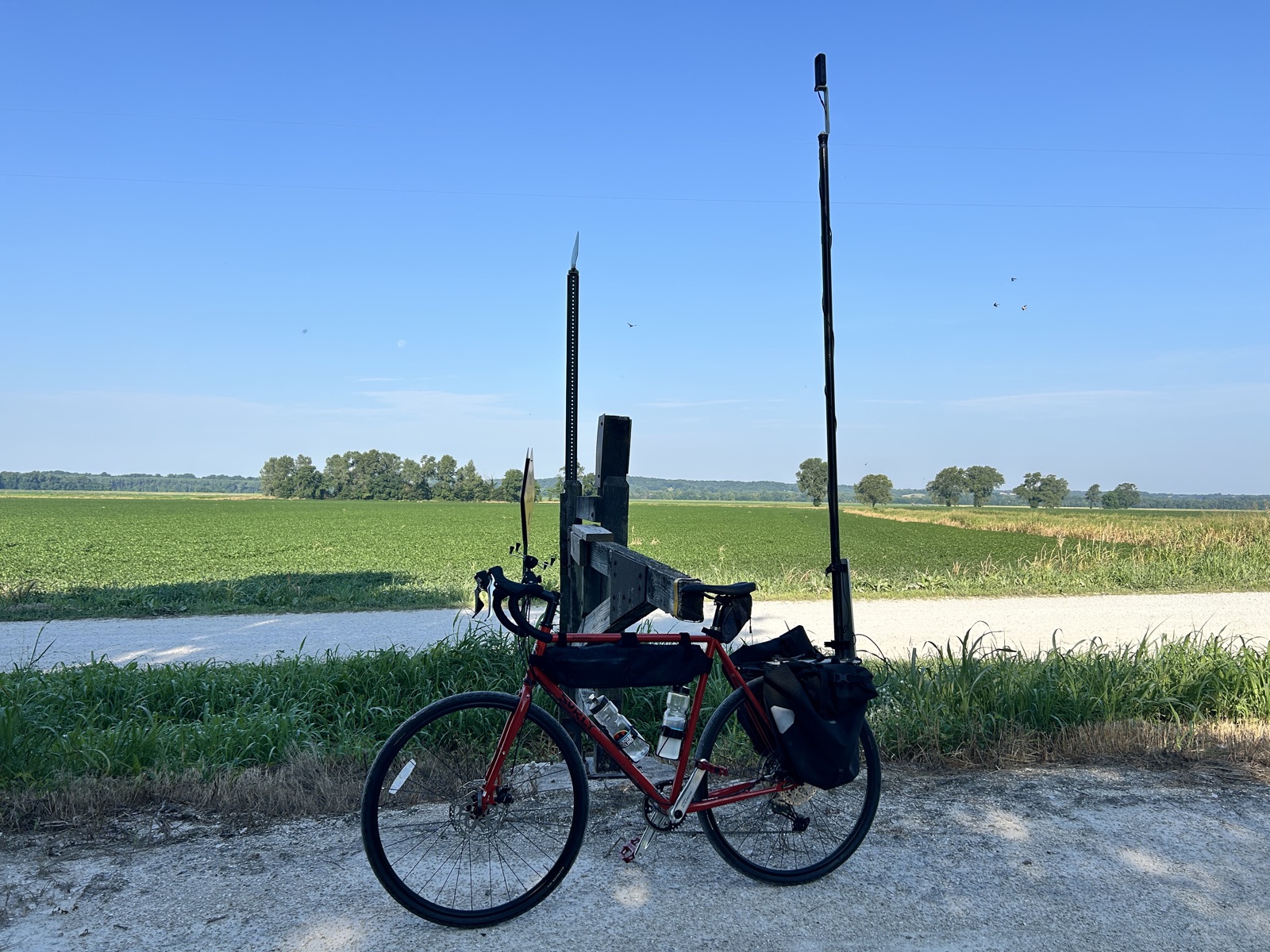Katy Trail through the Missouri River bottoms