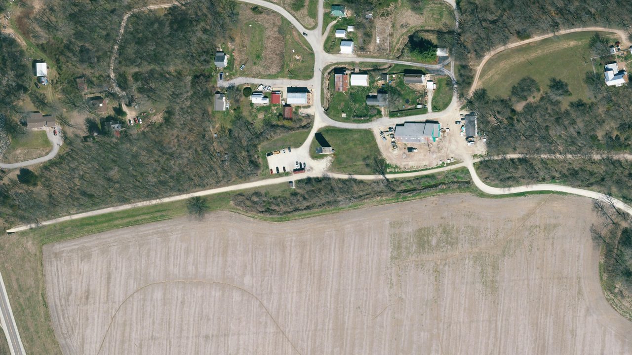 Satellite view of the McKittrick trailhead