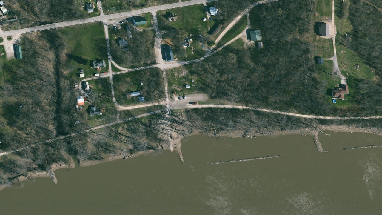 Satellite view of the Portland trailhead