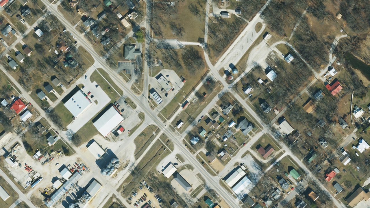 Satellite view of the Windsor trailhead